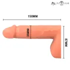 Dreamlove Mr Intense Floppy – mīksts silikona pakeris – ādas tonis – M — Foto 5