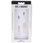 Sportsheets S&M Pearl – adjustable nipple ties with faux pearls — Photo 3