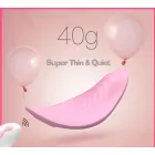 Ultrathin valkājams mini vibrators ar tālvadību – 18 cm (7″) – rozā Foto 11