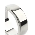 Mr. Steel Wide Band varpos žiedas – 40 mm – sidabrinis — Nuotrauka 6