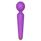 Uzlādējams jaudīgs wand stimulators – violets — Foto 1