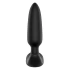 FORTO Pointed Vibrating Plug – анальная пробка – силикон – чёрный – 10 режимов — Фото 3