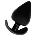 Addicted Toys Intimate Plug – flexible anal plug, TPR – black – 8.5 × 4.5 cm — Photo 1