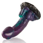 EPIC Cybersilicock Basilisk Double Scaly Model Small dildo – 18 cm (7″) – värviline — Foto 3
