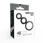 Addicted Toys Rings Set Smoked – 3-Piece Anatomical Silicone System — Photo 4