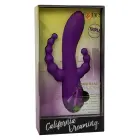 Long Beach Bootylicious trīskāršās darbības vibrators – violets — Foto 3