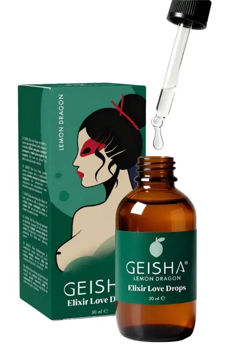GEISHA согревающий интимный эликсир – лимонный – 50 мл