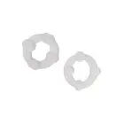 Silicone Double Stacker Rings – Clear — Photo 1