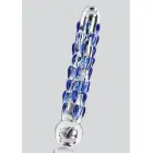 TOYJOY GLASS WORXX Diamond Dazzler dildo – 18 cm (7″) – Caurspīdīgs — Foto 1