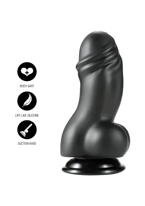 Fat Boys dildo – 19 cm (7.5″) – Melns Foto 8