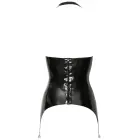 Latex Cami with Open Cups and Halter Neck – Black – M — Photo 7