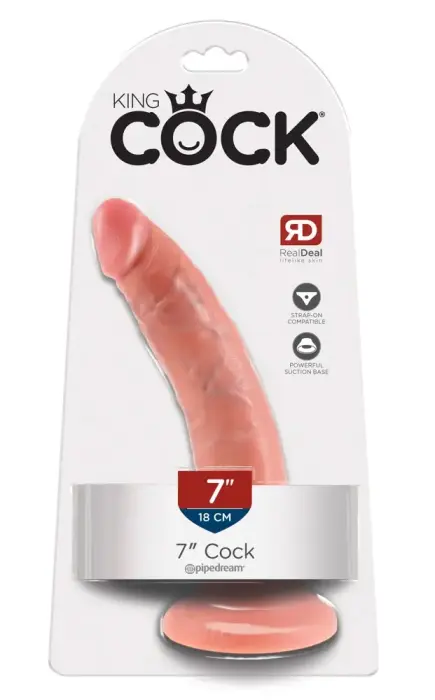 King Cock reālistisks dildo – 20.5 cm (8″) – miesas krāsa