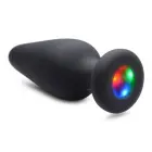 Light-Up Silicone Butt Plug – M – Multicolored — Photo 3