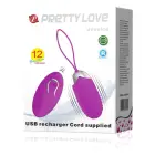 PRETTY LOVE Jessica USB Vibrating Egg – 7.5 cm (3″) – White — Photo 8