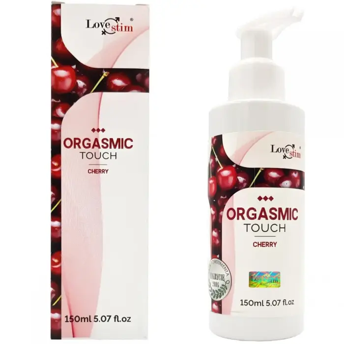 LoveStim Orgasmic Touch masāžas gels – ķiršu – 150 ml