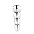 Jewellery Metal Anal Plug NO. 1 – 13.5 cm (5.3″) – Pink — Photo 4