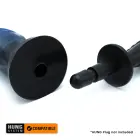Kiotos Revolt Blue Wave 08 Medium – silikoondildo – 18,5 cm — Foto 7