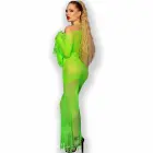 Chilirose CR 4666 Elegant Three-Piece Lingerie Set – Green – S/M — Photo 2