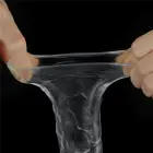 Flawless Clear Penis Sleeve Add 2" – transparent TPR penis extender sleeve — Photo 10