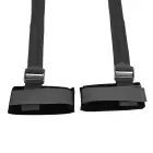 Polsterēta potīšu cilpa ar regulējamām siksnām – melna Foto 6