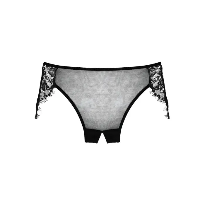 Lavish avatud jalgevahega pitsist aluspüksid – mustad – One Size Photo