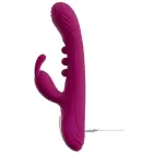 Javida 2F purškiamasis triušio vibratorius – 22.5 cm (8.8″) – rožinis — Nuotrauka 10