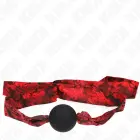 KINK Scandal silikoninis kamuolinis antkramtis 4.5 cm – juodas — Nuotrauka 4