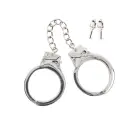 Silver Plated BDSM Handcuffs — Photo 6