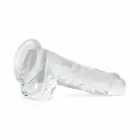 You2Toys Crystal Jelly alusega dildo – 19 cm (7.5″) – läbipaistev — Foto 5