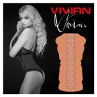 Jamyjob Signature Vivian anatominis intymus aparatūros įrenginys, TPE / TPR, 16 cm — Nuotrauka 9