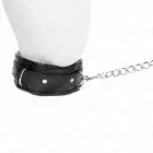 KINK Adjustable Metal Collar with Belt 65 cm – Silver — Photo 4