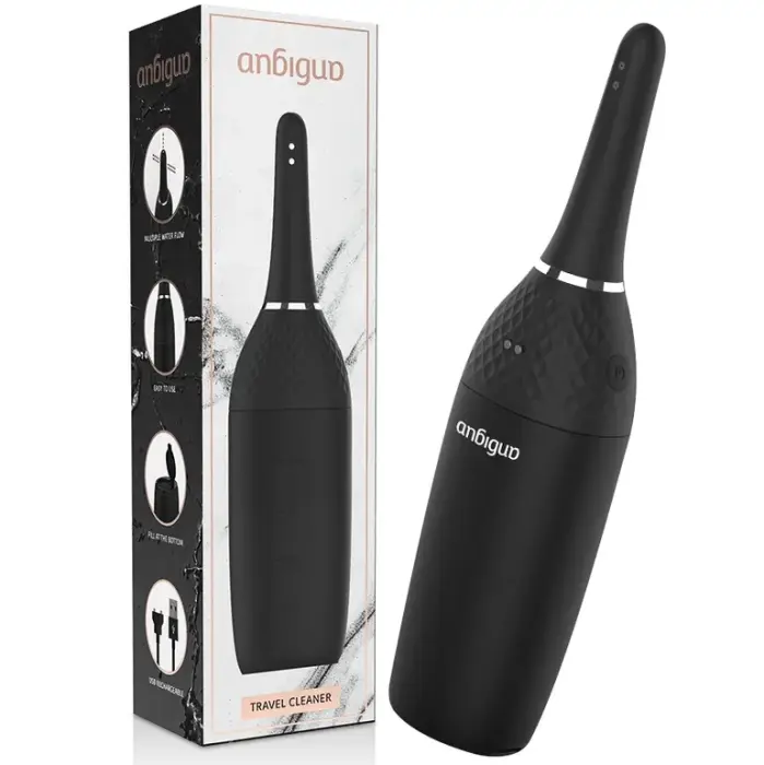 Anbiguo Ultimate автоматический очиститель для интимной гигиены – 210 ml – Черный