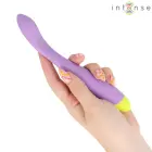 INTENSE LUCCA elastīgs vibrators – 19.3 cm (7.6″) – rozā — Foto 2