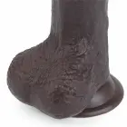 Sliding Skin Dual Layer Dildo – 18 cm (7″) – Black — Photo 18