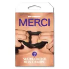 The Paradox – silikoninis/metalinis varpos žiedas – 4.5 cm – juodas — Nuotrauka 1