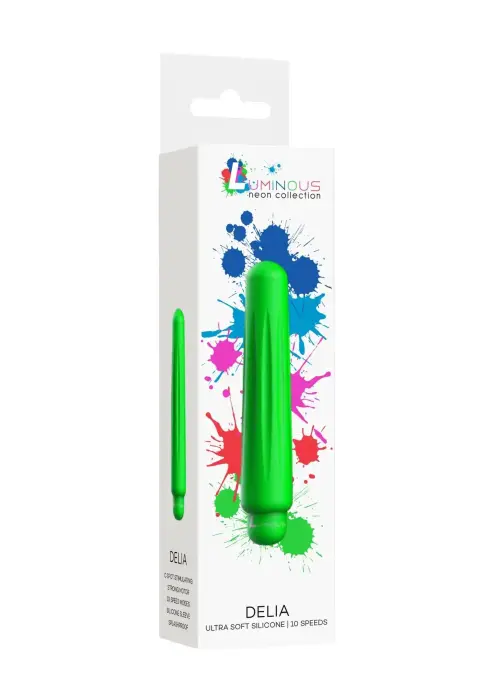 Delia вибропуля с насадкой – 11.7 cm (4.6″) – зеленый