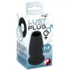 Lust Tunnel Plug M – 10 cm (4″) – Juodas Photo