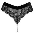 Cottelli LINGERIE pitsist aluspüksid dekoratiivse ketiga – mustad – L — Foto 6