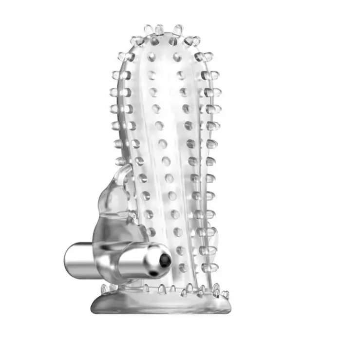 BAILE - Brave Man Vibrating Penis Sleeve – 14 cm – Clear