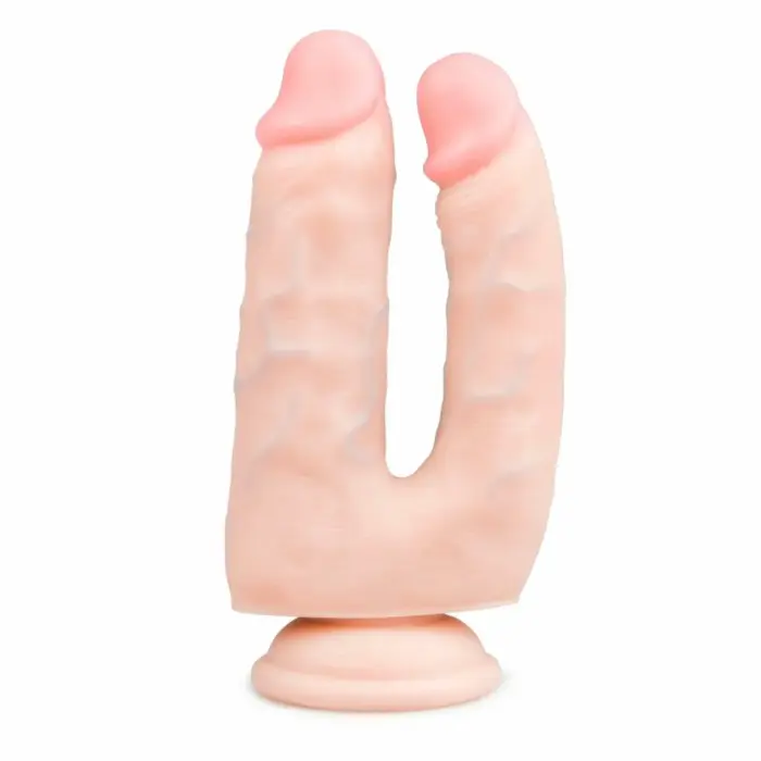 EasyToys – двусторонний силиконовый дилдо с присоской – 18 см