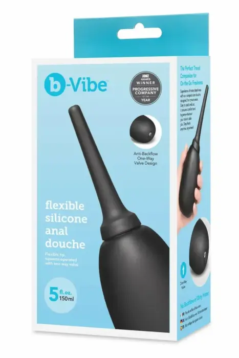 b-Vibe Flexible Anal Douche – higienos balionas – 150 ml