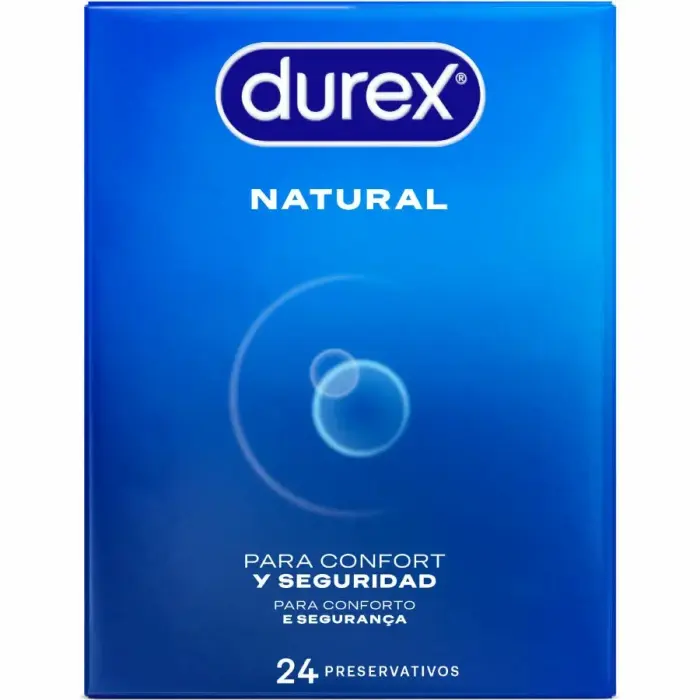 Durex Natural Plus Easy-On prezervatīvi – 24 gab.