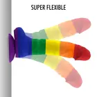 MYTHOLOGY Corey Pride intīms silikona modelis M – 18 cm – daudzkrāsains — Foto 4