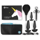 b-Vibe Набор для анальных тренировок – Черный – 7-частный силиконовый дорожный набор — Фото 1