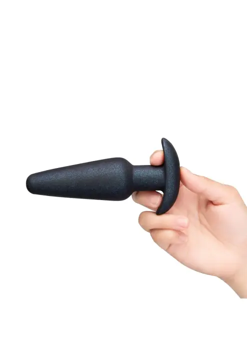 Butties Hefty ar svaru silikona anālais spraudnis – Melns – 18 – 20 cm Foto 5