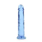 Taisns reālistisks dildo ar piesūcekni – 20 cm (7.9″) – Caurspīdīgs Foto 2