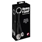 Heavy Gear Cock Ring & Anal Plugs – Metal, Silicone — Photo 1