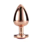 Gleaming Love Rose Gold Anal Plug L – 9.5 cm (3.7″) – Multicolored — Photo 3