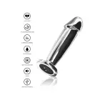 TOYJOY The Intruder vibrējošs anālais spraudnis – 11.8 cm (4.6″) – Sudrabs — Foto 4