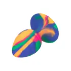 Cheeky Swirl Anal Plug – M – Multicolored — Photo 9